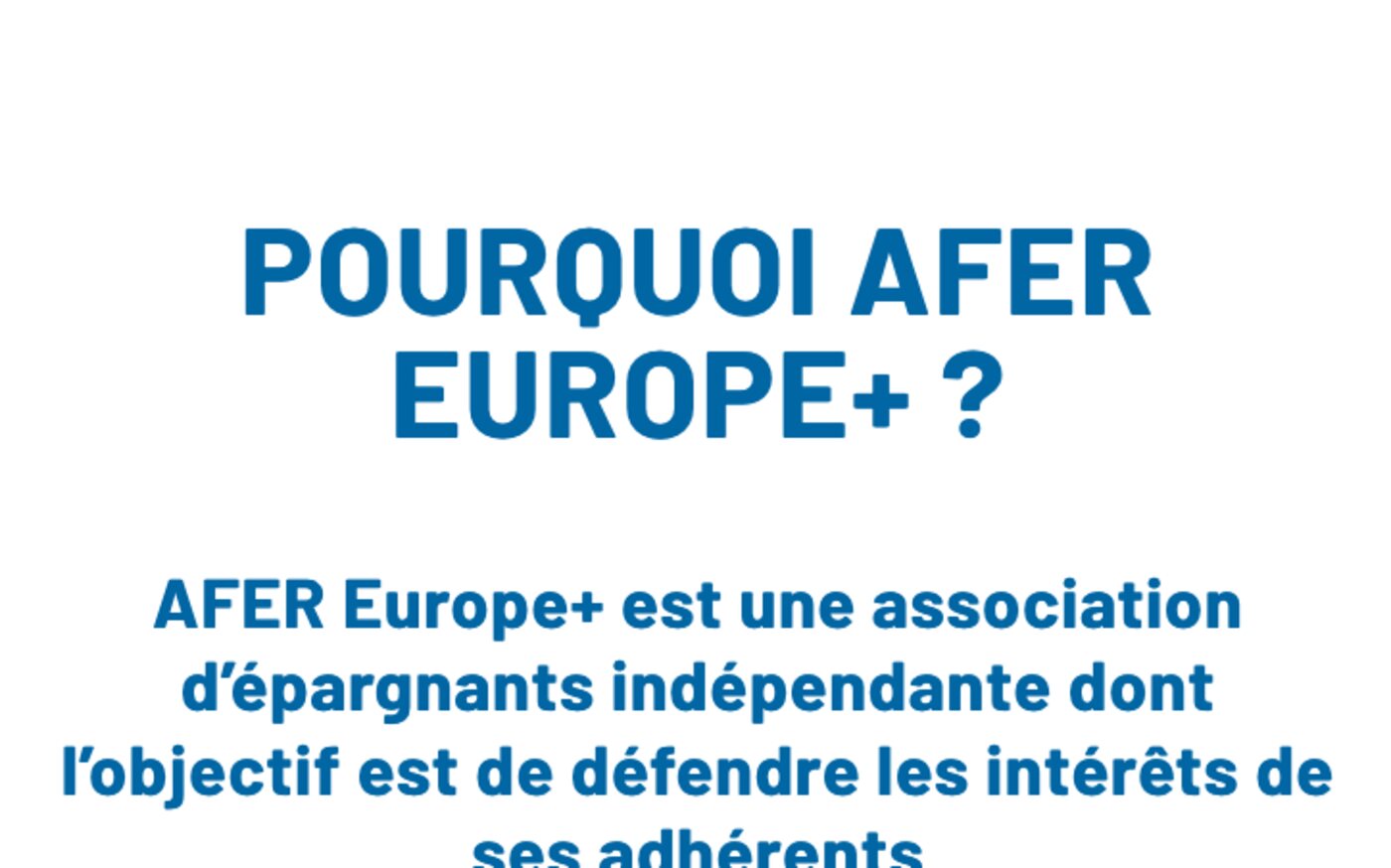 Afer Europe